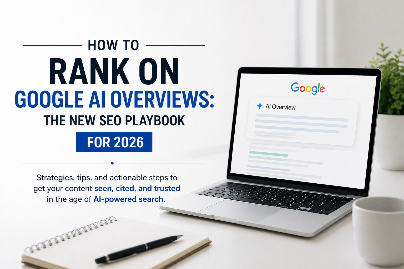 How to Rank on Google AI Overviews: The New SEO Playbook for 2026